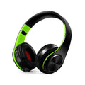 fone de ouvido  Bluetooth  sem fios , estéreo dobráveis para desporto Microfone Auscultador sem mãos Leitor de MP3