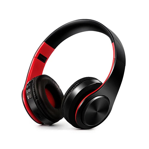 fone de ouvido  Bluetooth  sem fios , estéreo dobráveis para desporto Microfone Auscultador sem mãos Leitor de MP3