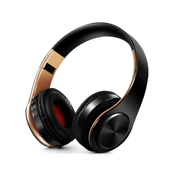 fone de ouvido  Bluetooth  sem fios , estéreo dobráveis para desporto Microfone Auscultador sem mãos Leitor de MP3