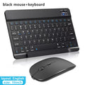Teclado sem fios Bluetooth MOUSE  para IOS Android Windows Tablet para iPad Air Mini Pro Espanhol Coreano Portugal Teclado Russo