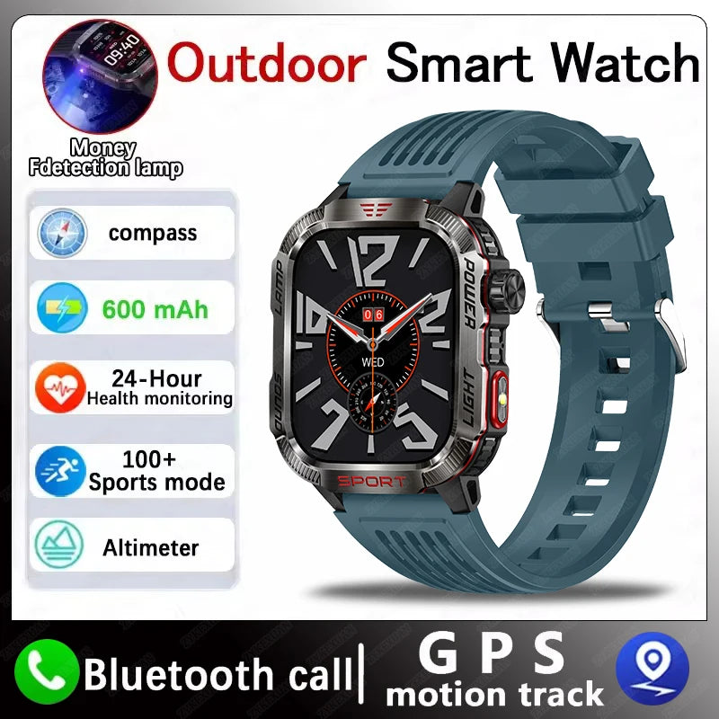 RELÓGIO INTELIGENTE. Para Homens com Bluetooth,  a Prova D'Água bateria de 600mAh, Smartwatch Monitor de Frequência Cardíaca .