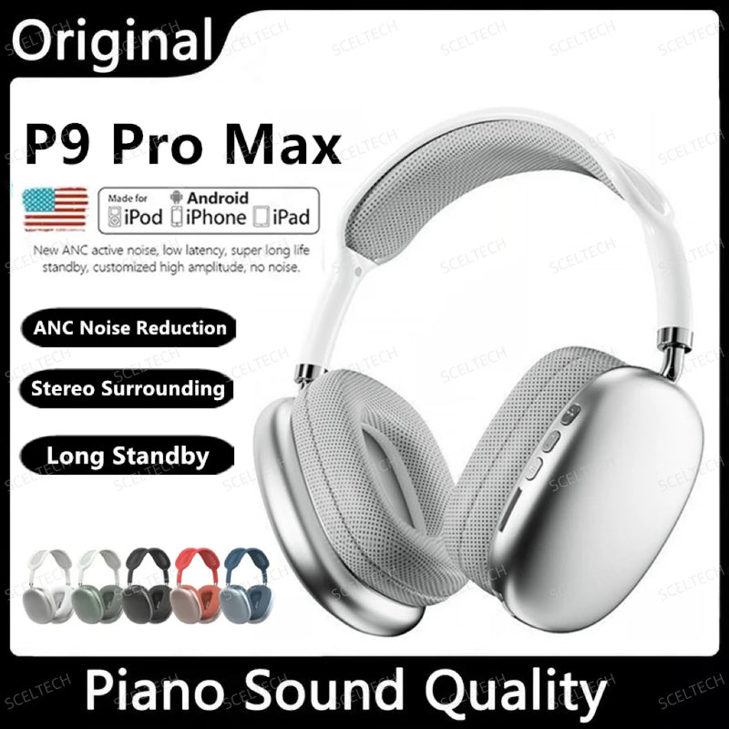 PARCELINHA DE 26,95 - FONE DE OUVIDO - NOVO P9 Pro Max Air FONE DE OUVIDO Bluetooth sem fios com abafamento de ruído FONE
